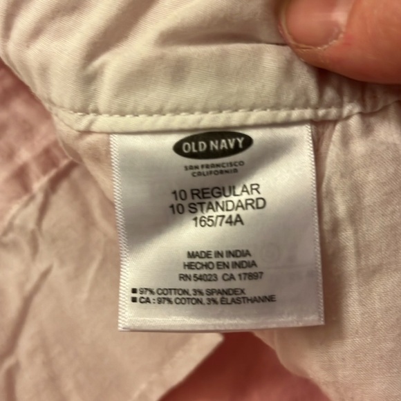 Old navy Pink chino Women's Shorts size 10 - Picture 6 of 9